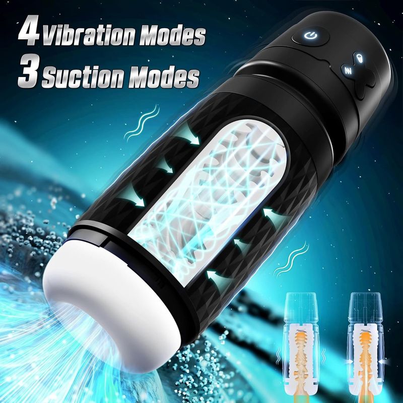 Masturbateur Automatique Le Guerrier | Aspiration & Vibration Sensations Plus Sensations plus