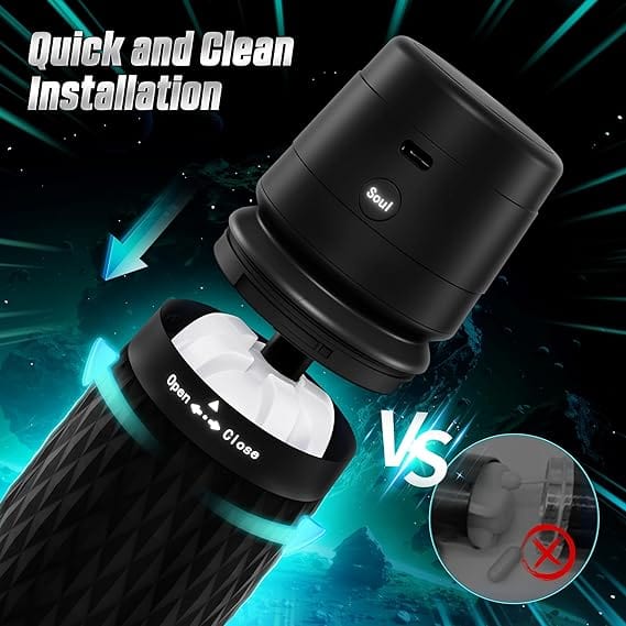 Masturbateur Automatique Le Guerrier | Aspiration & Vibration Sensations Plus Sensations plus