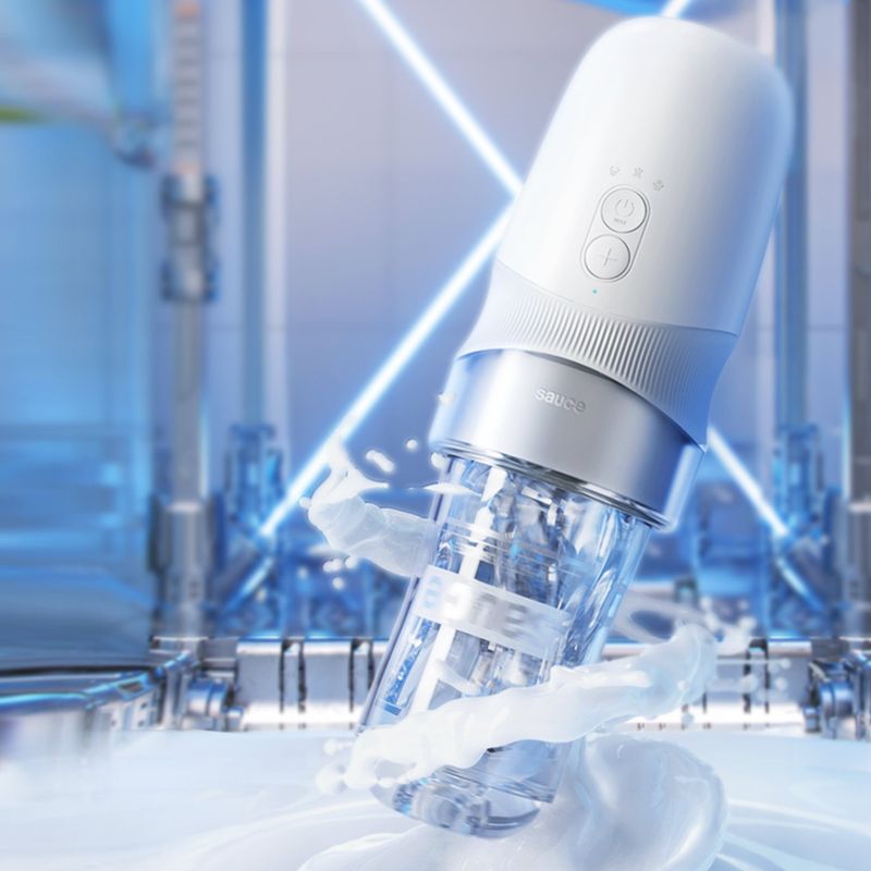 Masturbateur Automatique Masculin Extra Sauce | Rotation & Succion Cyberskin Sensations plus