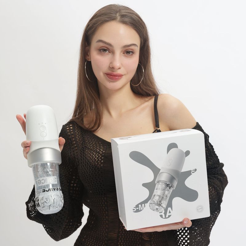 Masturbateur Automatique Masculin Extra Sauce | Rotation & Succion Cyberskin Sensations plus