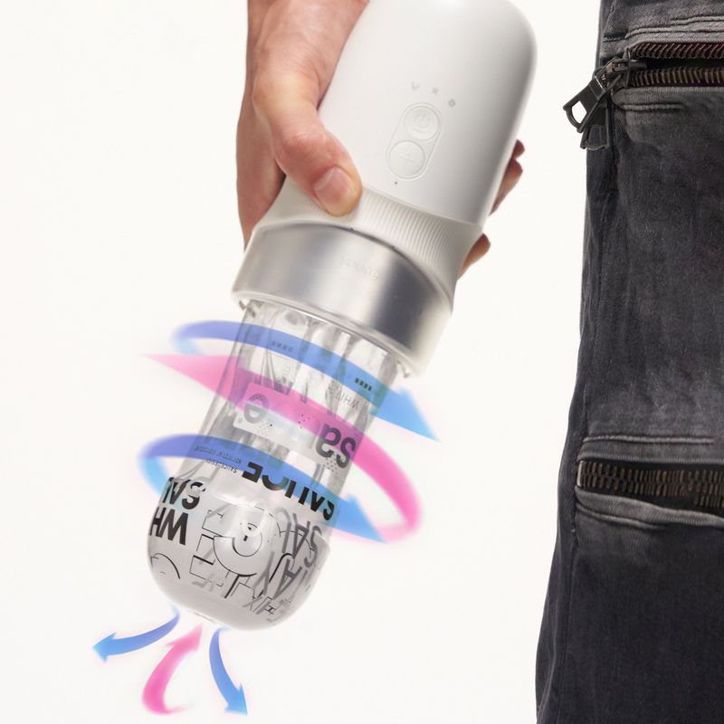 Masturbateur Automatique Masculin Extra Sauce | Rotation & Succion Cyberskin Sensations plus