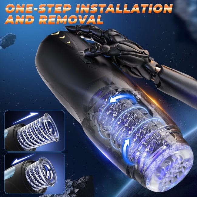 Masturbateur Automatique Masculin Le GalaxyVoy | Rotation et Va-et-vient Sensations Plus Sensations plus