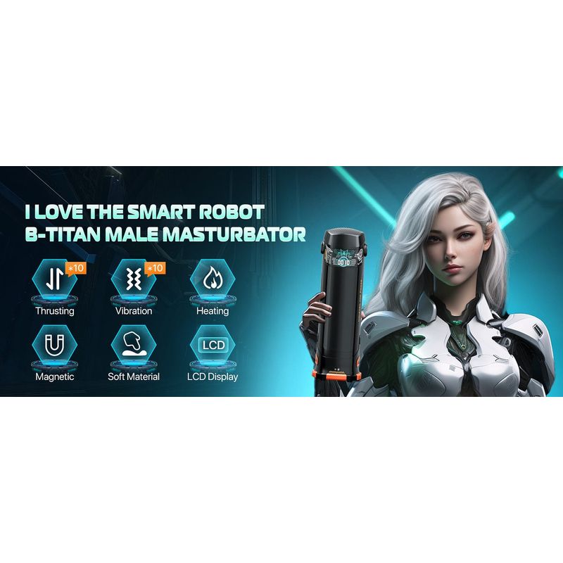 Masturbateur Automatique Masculin Le Titan | Performant et Puissant Sensations Plus Sensations plus