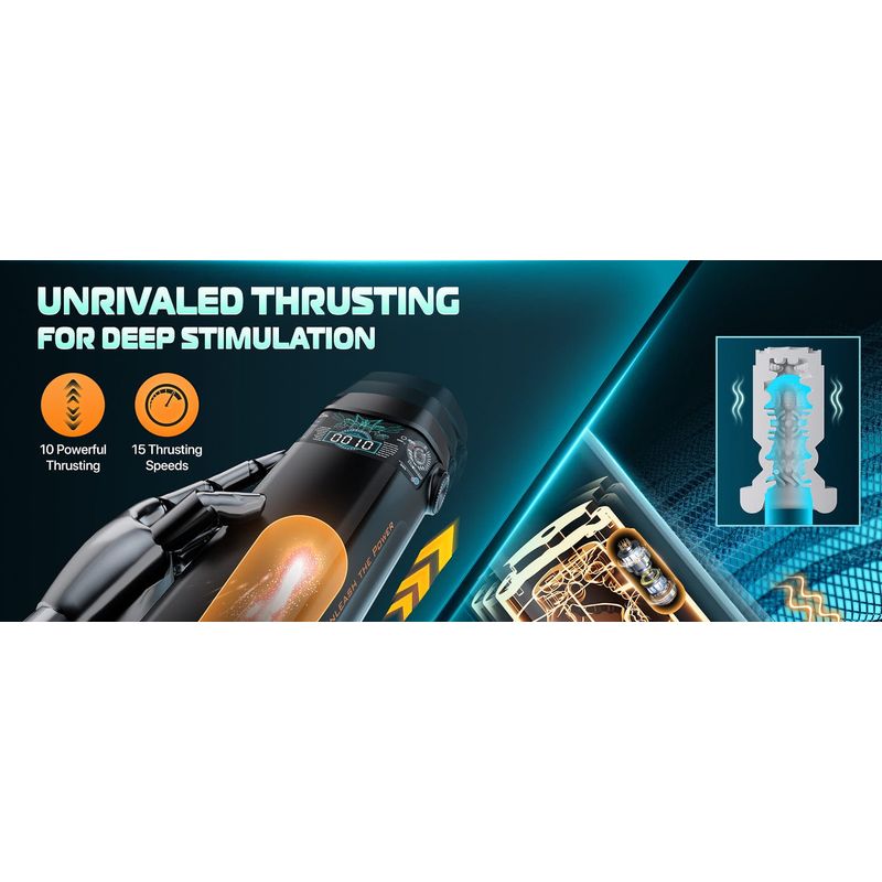 Masturbateur Automatique Masculin Le Titan | Performant et Puissant Sensations Plus Sensations plus