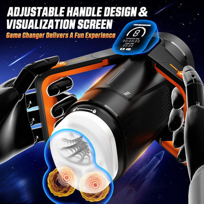 Masturbateur Automatique - The Wing | Va-et-vient & Vibration de Nouvelle Génération Cyberskin Sensations plus