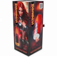 Masturbateur Chauffant à Va-et-Vient + Vibrations - Solara Fire Sorceress | Réalité Virtuelle Shots Toys - Masturs Sensations plus