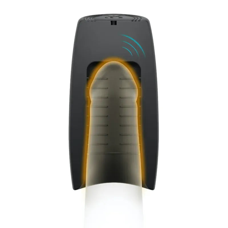 Masturbateur Chauffant - Man.Wand Pump One | 3 Modes de Succion & 7 de Vibration Man.Wand Sensations plus