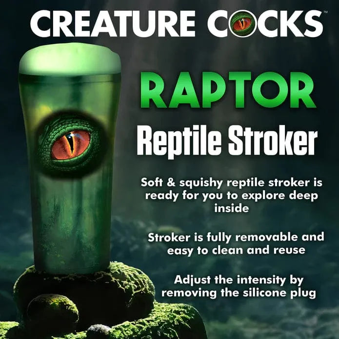 Masturbateur - Creature Cocks - Raptor Reptile Stroker Creature Cocks Sensations plus