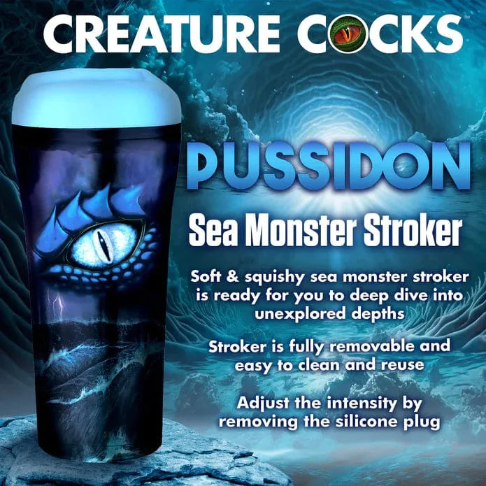 Masturbateur de Fantaisie - Creature Cocks - Pussidon Sea Monster Stroker Creature Cocks Sensations plus