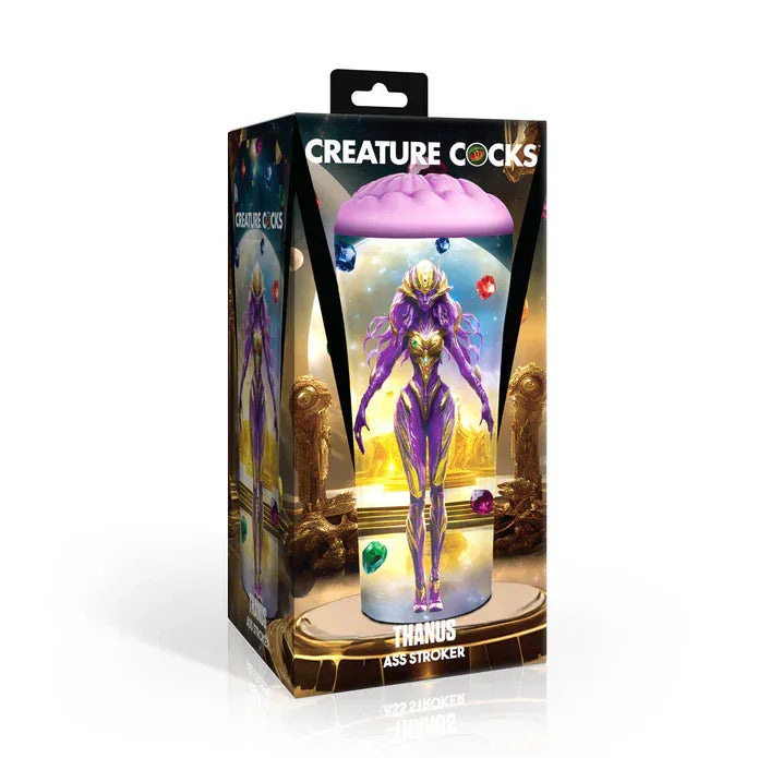 Masturbateur de Fantaisie - Thanus Ass Stroker |  Texturé, Succion Réglable & Plaisir Intense Creature Cocks Sensations plus