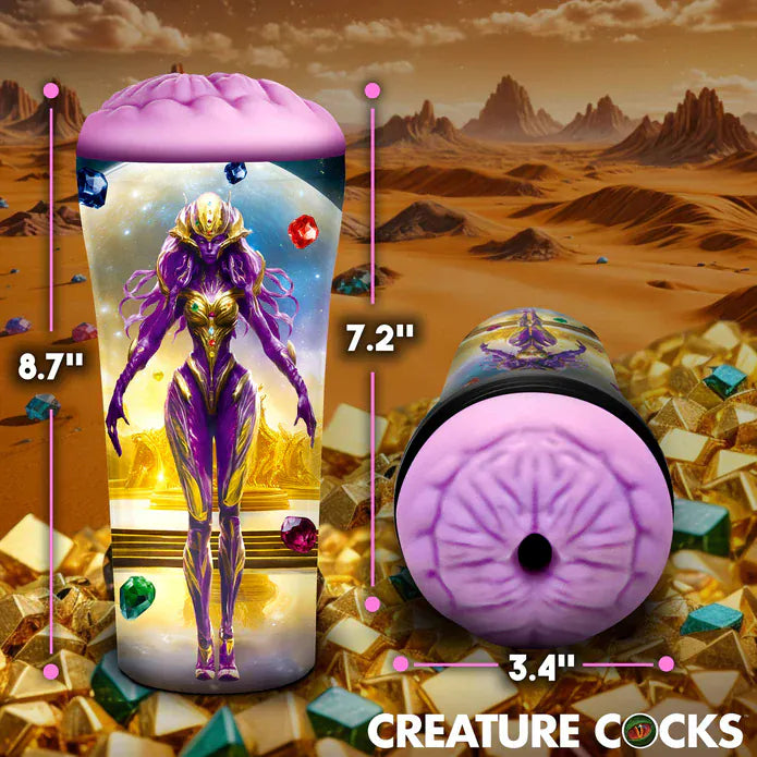 Masturbateur de Fantaisie - Thanus Ass Stroker |  Texturé, Succion Réglable & Plaisir Intense Creature Cocks Sensations plus