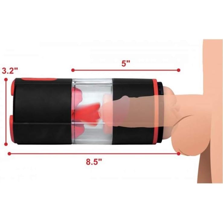 Masturbateur - Flicking Tongue - Love Botz XR brands Sensations plus