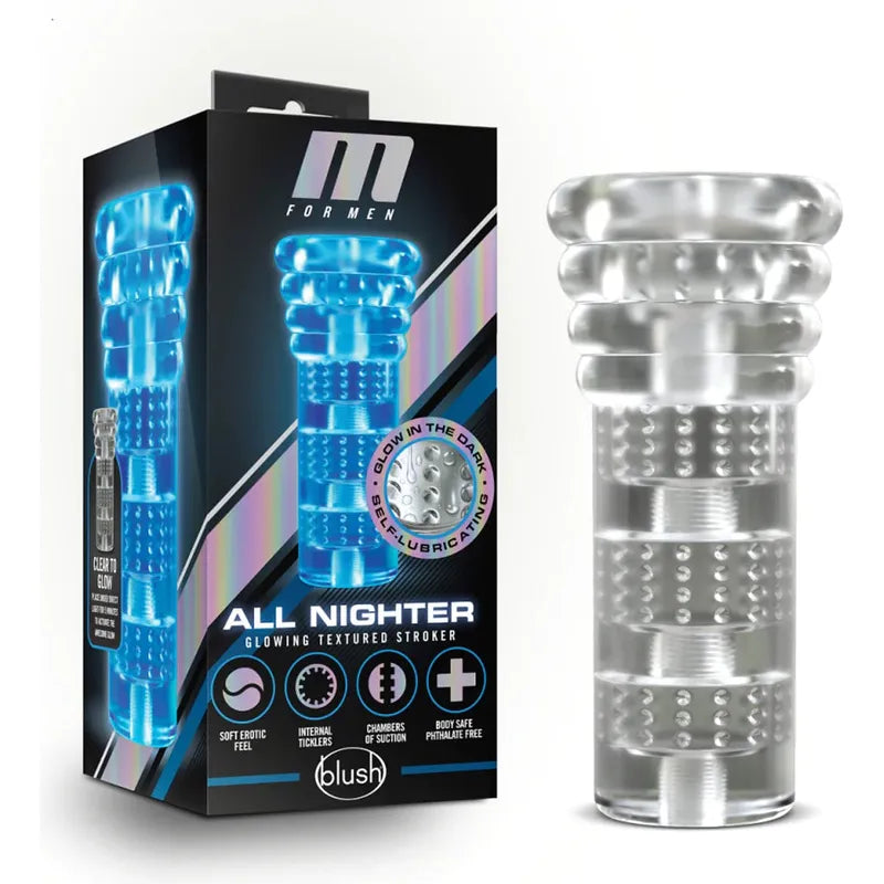 Masturbateur - M For Men - Soft And Wet All Nighter Blush Novelties Sensations plus