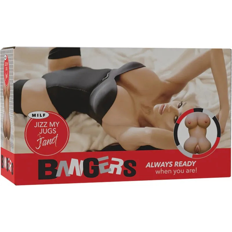 Masturbateur MILF Ultra-Réaliste pour Homme | Jizz My Jugs Janet Bangers Sensations plus