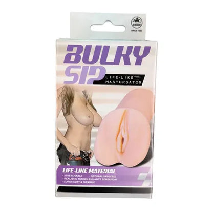 Masturbateur Réaliste - Bulky Sip 5,1 po NMC | Compact en TPE & Texturé Excellent Power Sensations plus