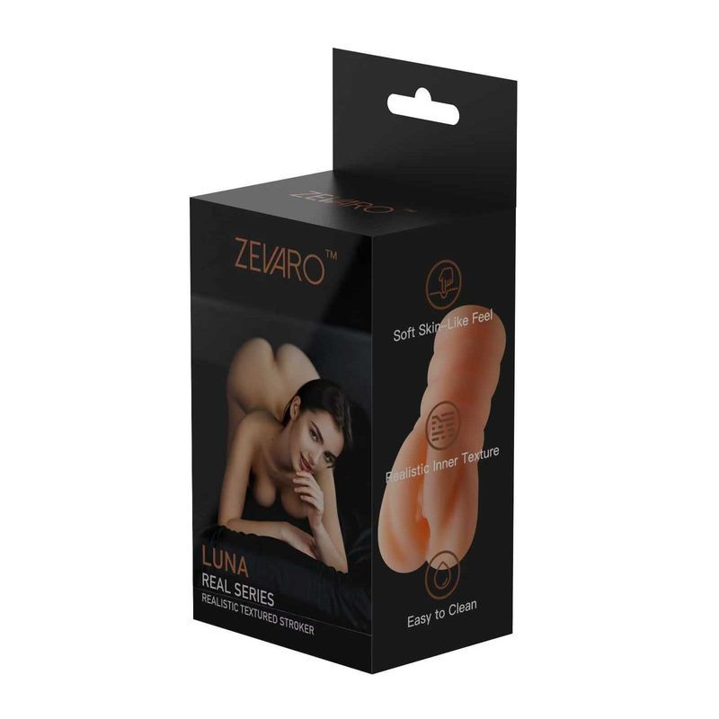 Masturbateur Réaliste vaginal - Luna Zevaro | Compact, Doux & Texturé Zevaro Sensations plus