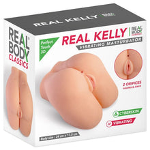 Masturbateur Réaliste Vibrant - Real Kelly | Fessier Double Orifice Vagin & Anus Real Body Sensations plus