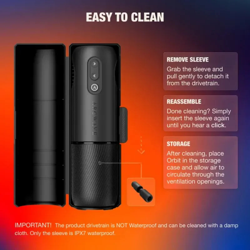 Masturbateur Rotatif 360° -  Orbit Rotating Stroker | Arcwave Arcwave Sensations plus