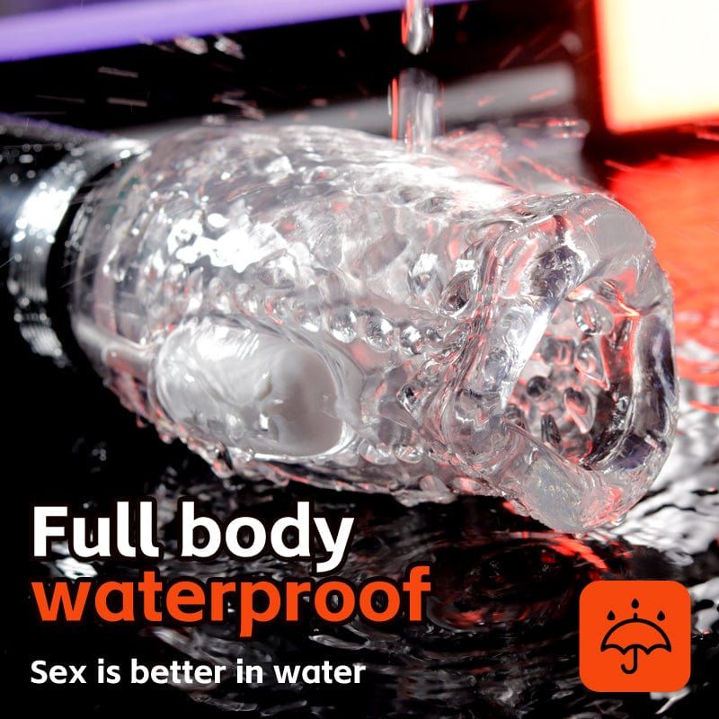 Masturbateur rotatif et vibrant 3 en 1 - Scewell - Thrusting Stroke 25 mm 3 en 1 Secwell Sensations plus