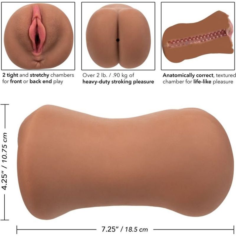 Masturbateur - Stroke It - Dual Entry Pussy & Ass CalExotics Sensations plus