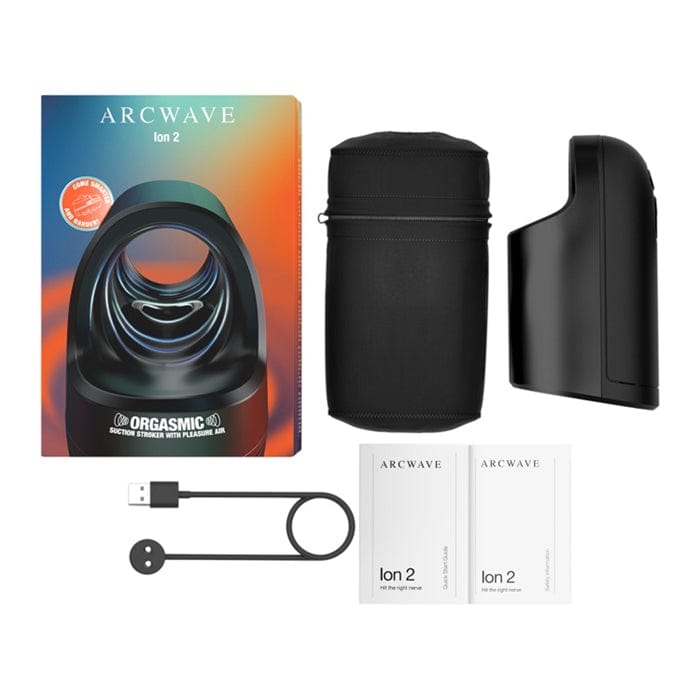 Masturbateur Technologie Pleasure Air - Arcwave Ion 2 | Plaisir Réinventé par Ondes d’Air Arcwave Sensations plus