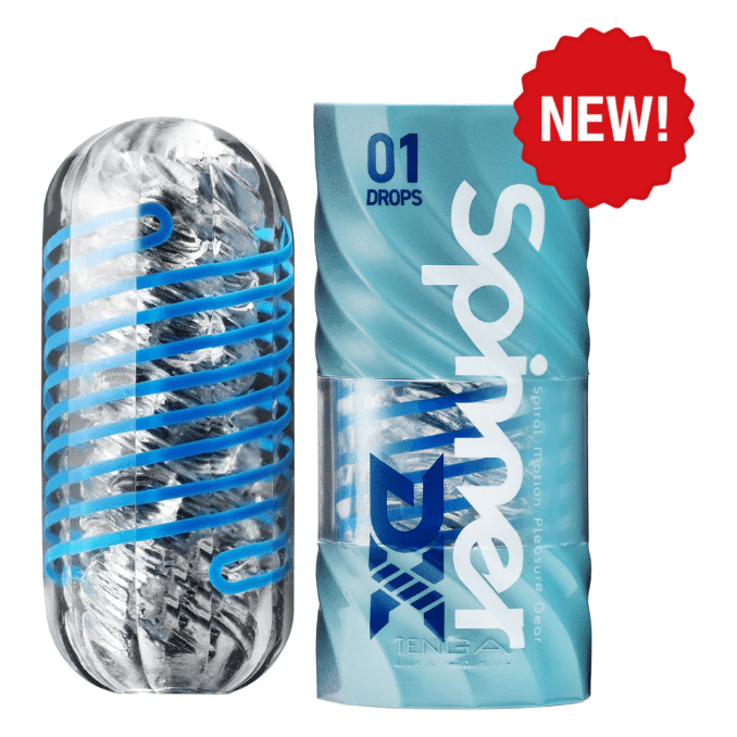Masturbateur - Tenga Spinning DX | 3 Modèles Tournoyants pour Plaisir Intense Tenga Sensations plus