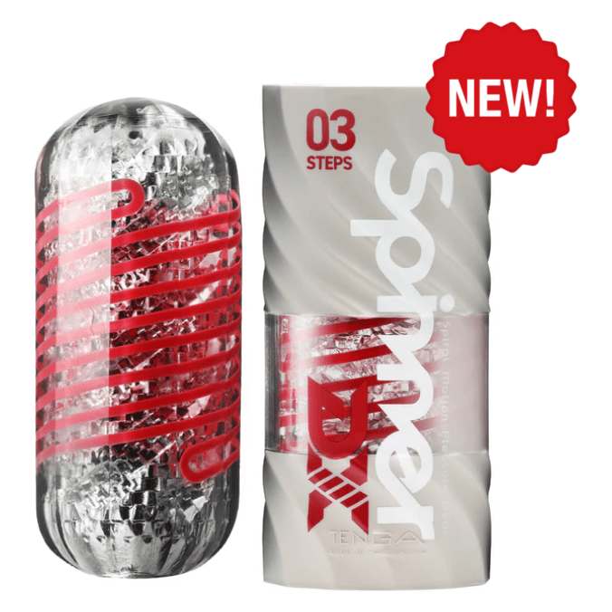 Masturbateur - Tenga Spinning DX | 3 Modèles Tournoyants pour Plaisir Intense Tenga Sensations plus