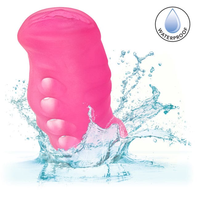 Masturbateur Texturé- Pop Sock! Grip-N-Stroke | Ergonomique & Ultra Serrées Calexotics Sensations plus