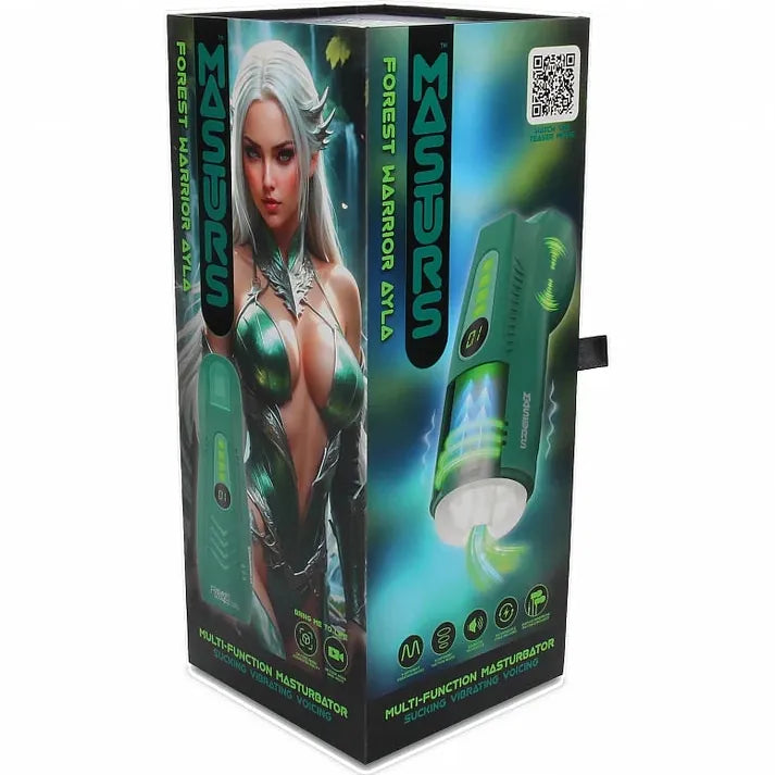 Masturbateur Vibrant à Succion - Ayla Forest Warrior | Expérience Virtuel Interactive Shots Toys - Masturs Sensations plus