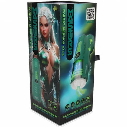 Masturbateur Vibrant à Succion - Ayla Forest Warrior | Expérience Virtuel Interactive Shots Toys - Masturs Sensations plus