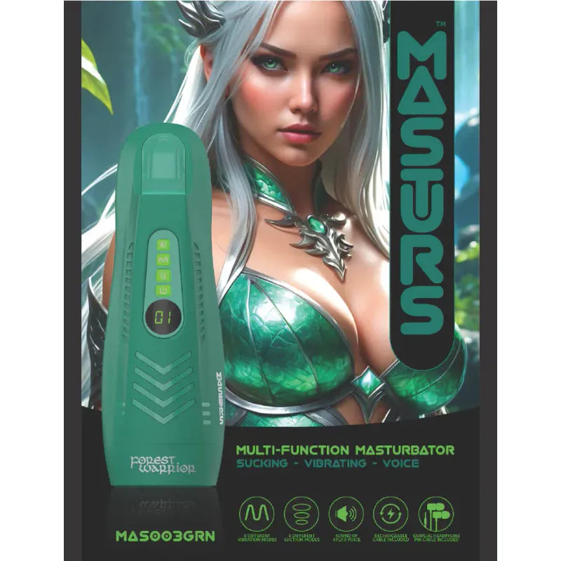 Masturbateur Vibrant à Succion - Ayla Forest Warrior | Expérience Virtuel Interactive Shots Toys - Masturs Sensations plus