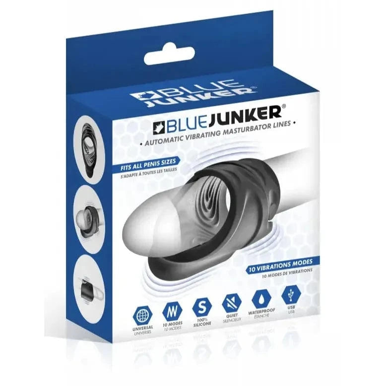 Masturbateur Vibrant - Blue Junker Lines | 10 Modes, Compact, Puissantes & Étanche Blue Junker Sensations plus
