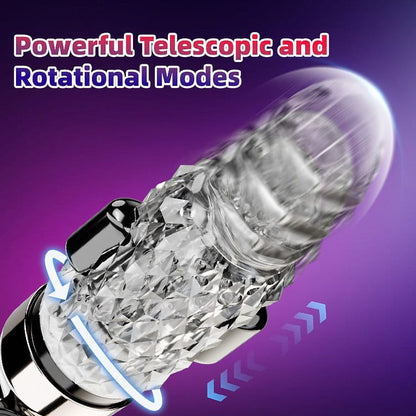 Masturbateur Vibrant - Cyclone Oral Plus | Effet Chauffant, de Léchage & Rotation 360° Secwell Sensations plus