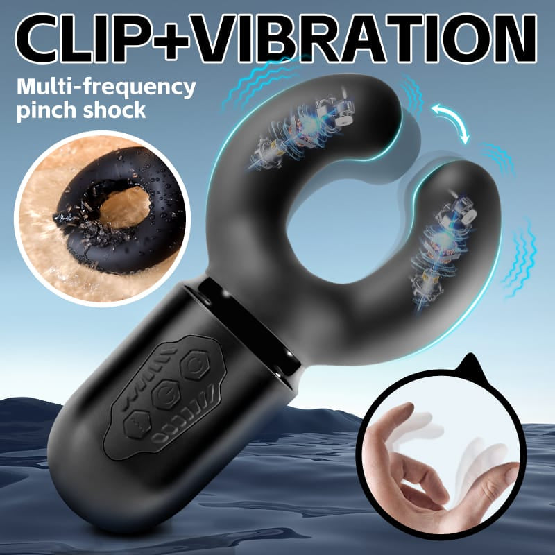 Masturbateur Vibrant & Mouvement - Carl Penis Massager | Masseur 3-en-1 avec 10 Modes Secwell Sensations plus