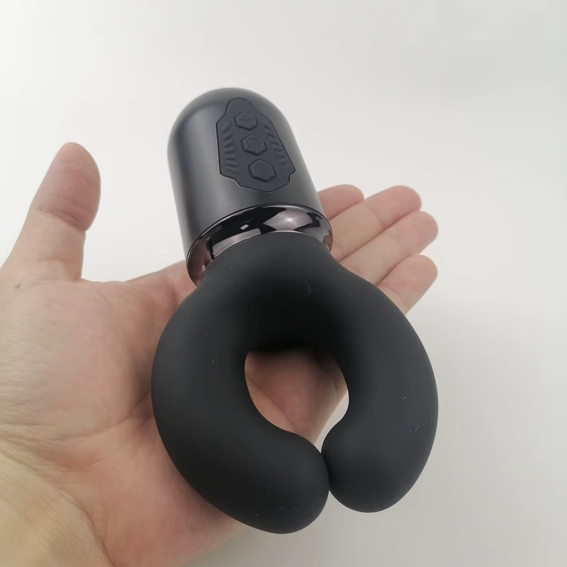 Masturbateur Vibrant & Mouvement - Carl Penis Massager | Masseur 3-en-1 avec 10 Modes Secwell Sensations plus