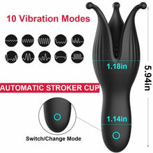 Masturbateur Vibrant pour Gland - Trident Penis Exerciser | 10 Modes Profonds & Intenses Secwell Sensations plus