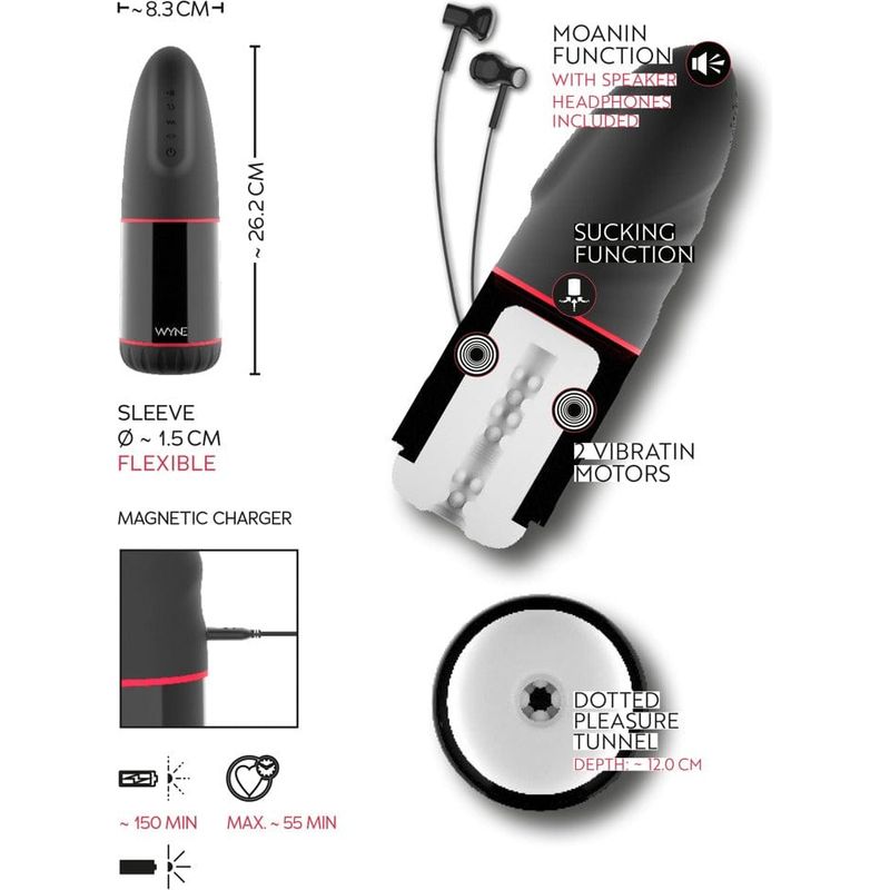 Masturbateur - Wyne - Masturbator 02 - Succion et Vibration Sensations Plus Sensations plus