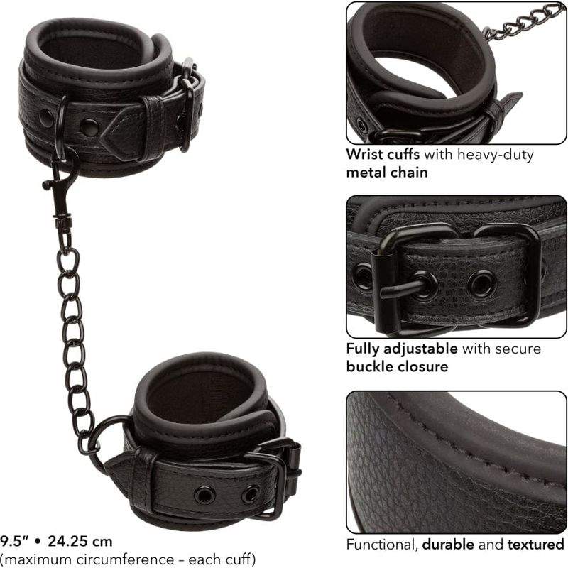 Menotte - Nocturnal Collection - Wrist Cuffs CalExotics Sensations plus