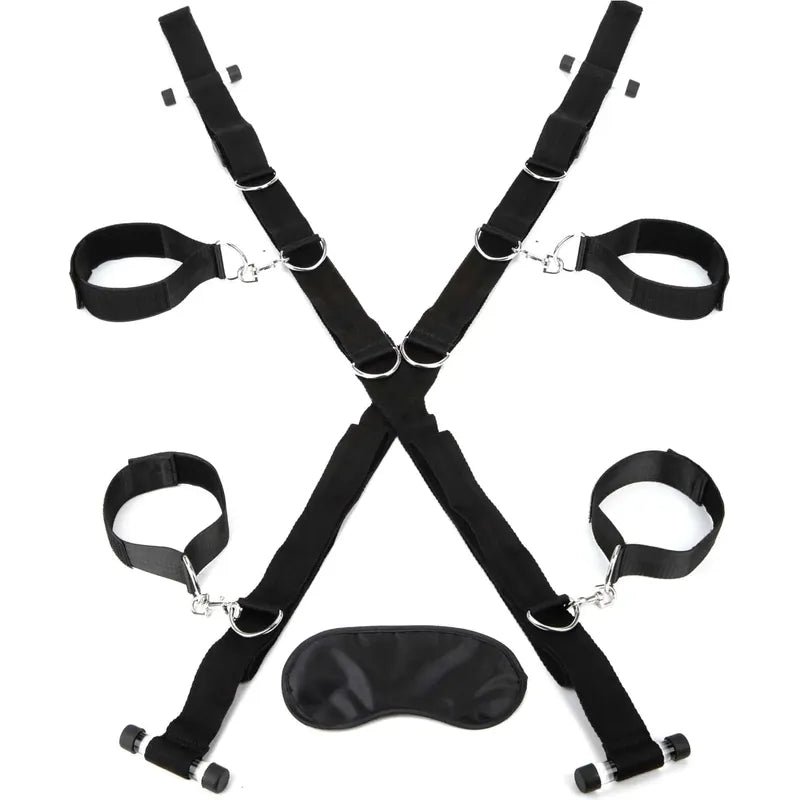 Menottes BDSM croisées sur la porte - Lux Fetish - Over The Door Cross Lux Fetish Sensations plus