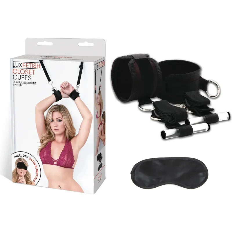 Menottes BDSM pour Porte - Lux Fetish - Closet Cuffs Lux Fetish Sensations plus
