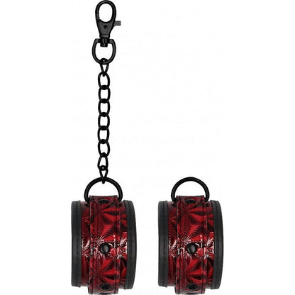 Menottes de Cheville de Luxe – Noir & Rouge | Élégance et Contrôle Absolu Ouch! Luxury Sensations plus