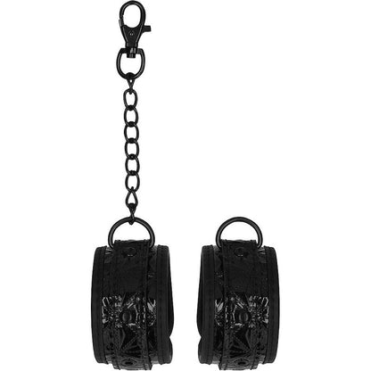 Menottes de Cheville de Luxe – Noir & Rouge | Élégance et Contrôle Absolu Ouch! Luxury Sensations plus