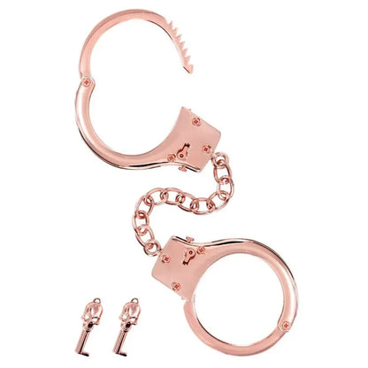 Menottes Or Rose en Métal – FetishTentation | BDSM Sécuritaire & Élégance FetishTentation Sensations plus