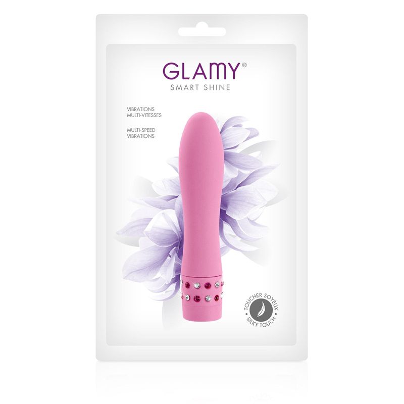 Mini Vibrateur à Clitoris - Smart Shine | Rose ou Noir, Discret & Élégant Glamy Sensations plus