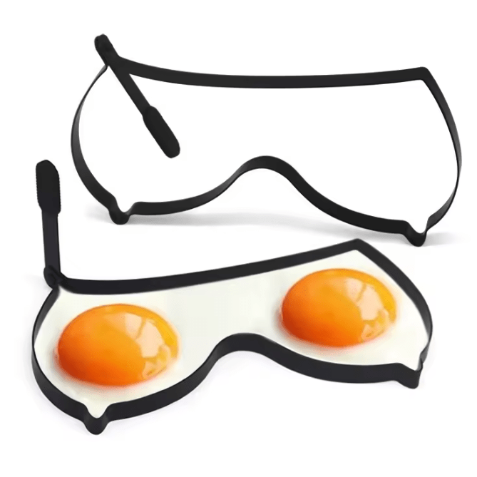 Moule à Œufs Sexy en Forme de Seins - Boobie Egg Fryer | Petit-Déjeuner Drôle & Coquin Hott Products Sensations plus