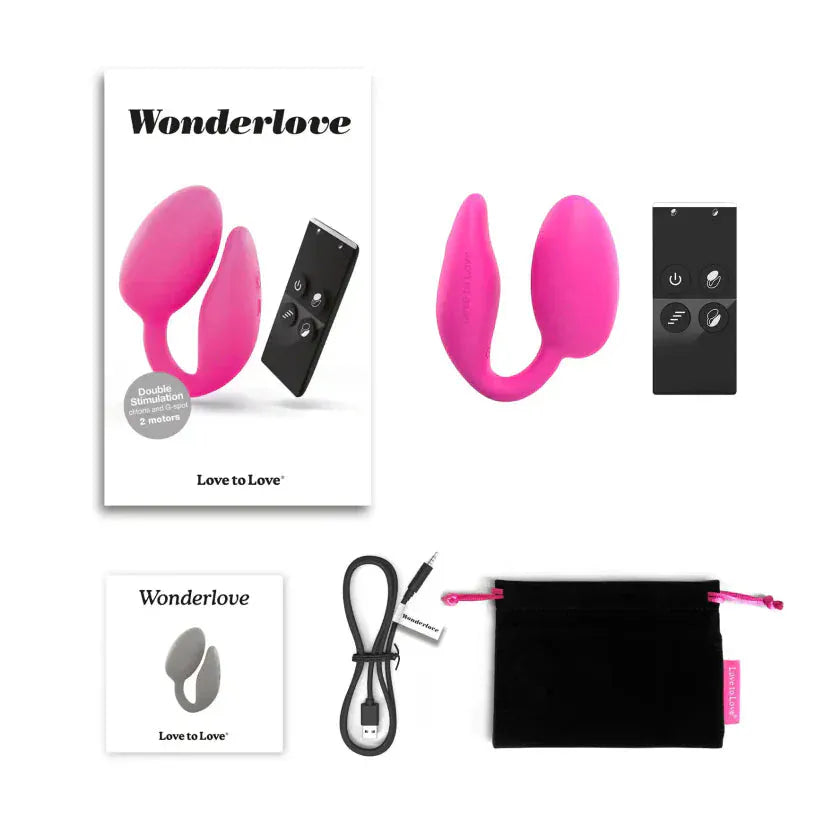 Œuf Vibrant Double Stimulation - Love to Love Wonderlove | Stimule le point G & Clitoris Love to love Sensations plus