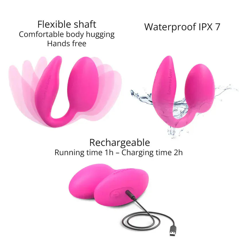 Œuf Vibrant Double Stimulation - Love to Love Wonderlove | Stimule le point G & Clitoris Love to love Sensations plus