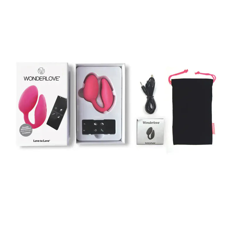 Œuf Vibrant Double Stimulation - Love to Love Wonderlove | Stimule le point G & Clitoris Love to love Sensations plus