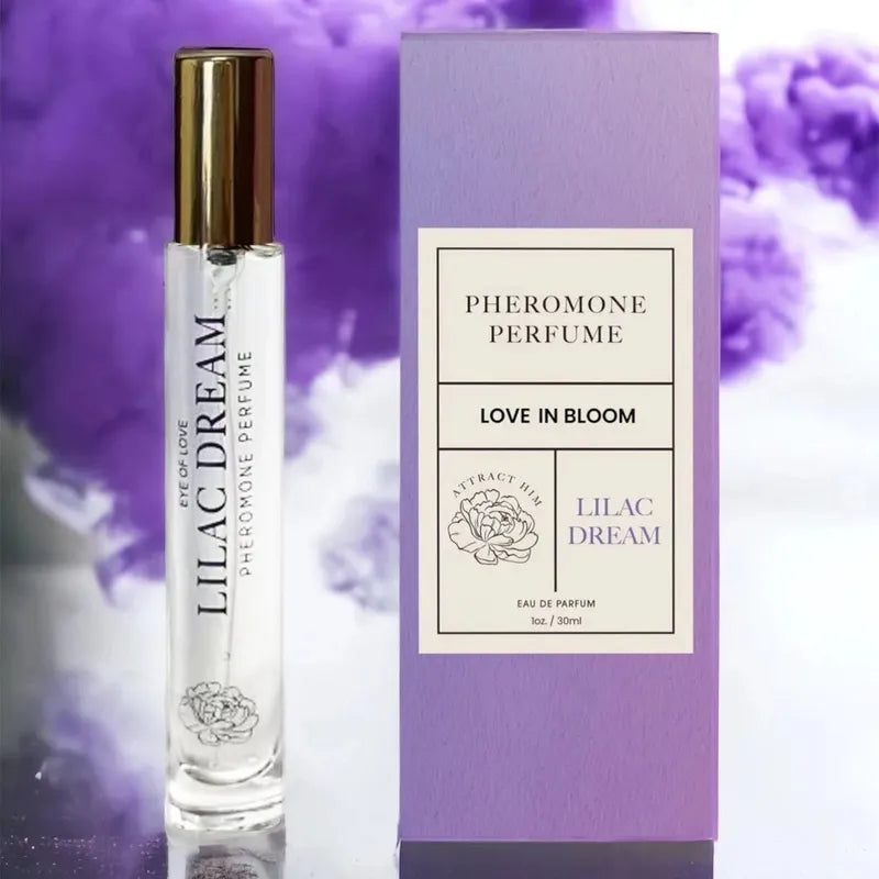 Parfum aux phéromones femme - Bloom Lilac Dream | Séduction pour la soirée Eye of Love Sensations plus