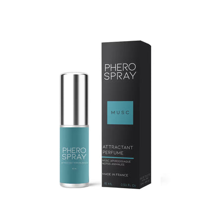 Parfum aux Phéromones Masculines - Pherospray Musc | Senteur Virile & Assumée Ruf - Parfum Sensations plus